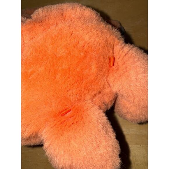 B Softies Happy Hues Bunny Rabbit Plush Stuffed Animal Orange Confetti Easter - Picture 12 of 13